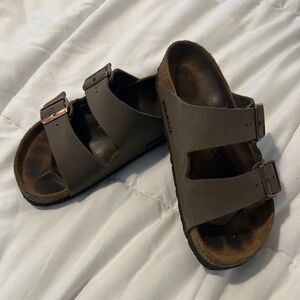 Birkenstock Arizona Sandals in Stone